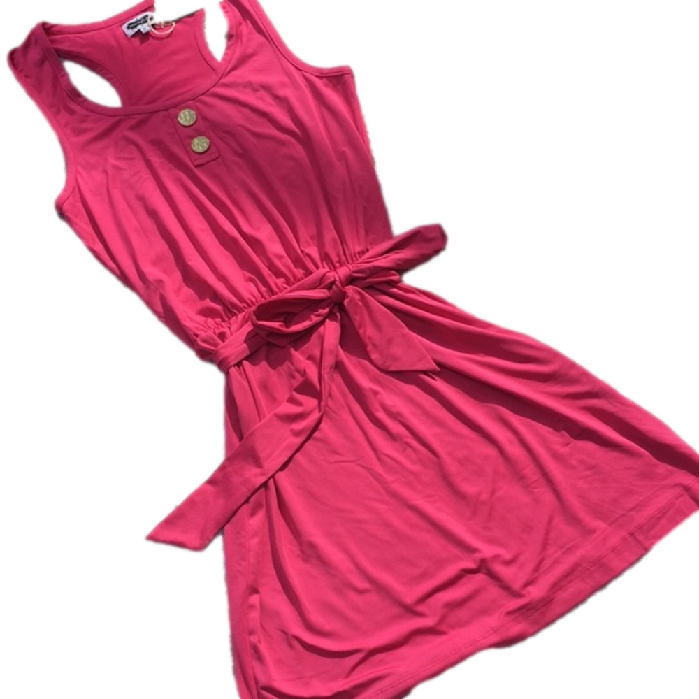 Mudpie Emory Tank Fuschia Pink Sundress SZ S NWTs